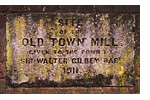 Old Town Mill plaque